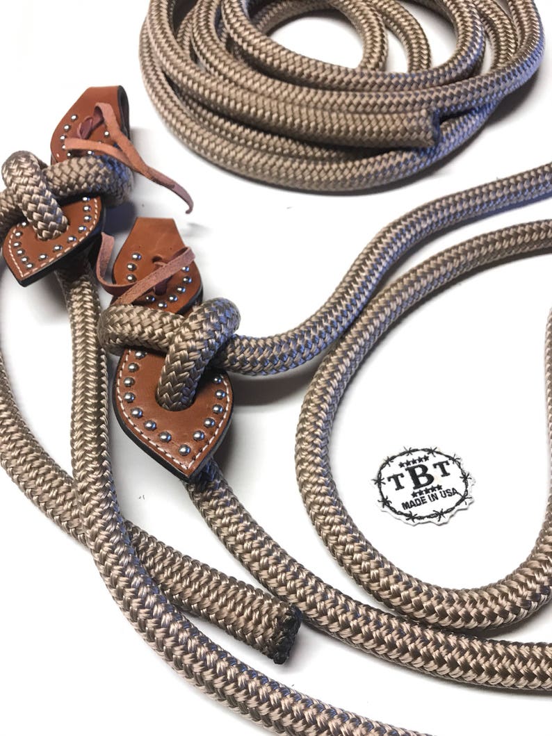 Tan Mecate Rein Yacht Rope Reins 5/8 22' Long - Etsy