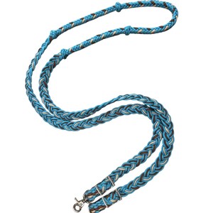 Barrel reins with grip knots