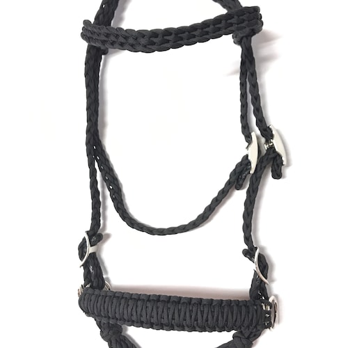 pony bitless bridle, miniature horse, miniature horse bridle, pony side