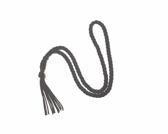 Black Neck rope, horse tack, bridleless riding, bridleless, neck rope, natural horsemanship