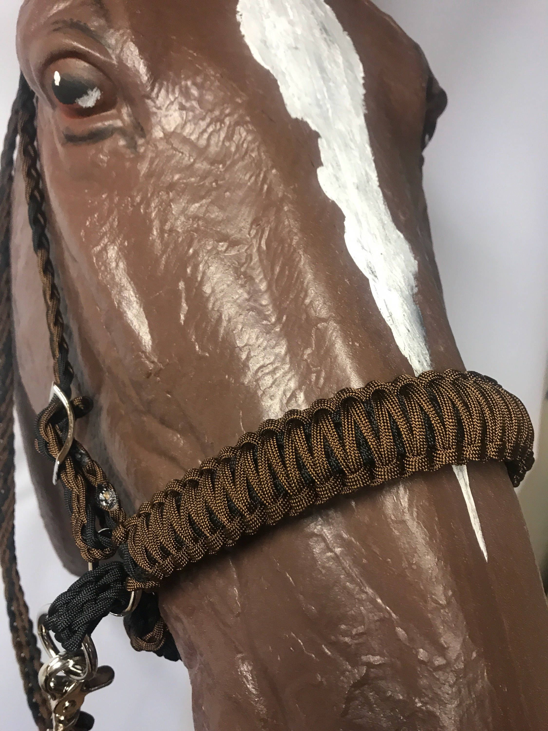 Accessoire d'équitation sans mors Hackamore à traction