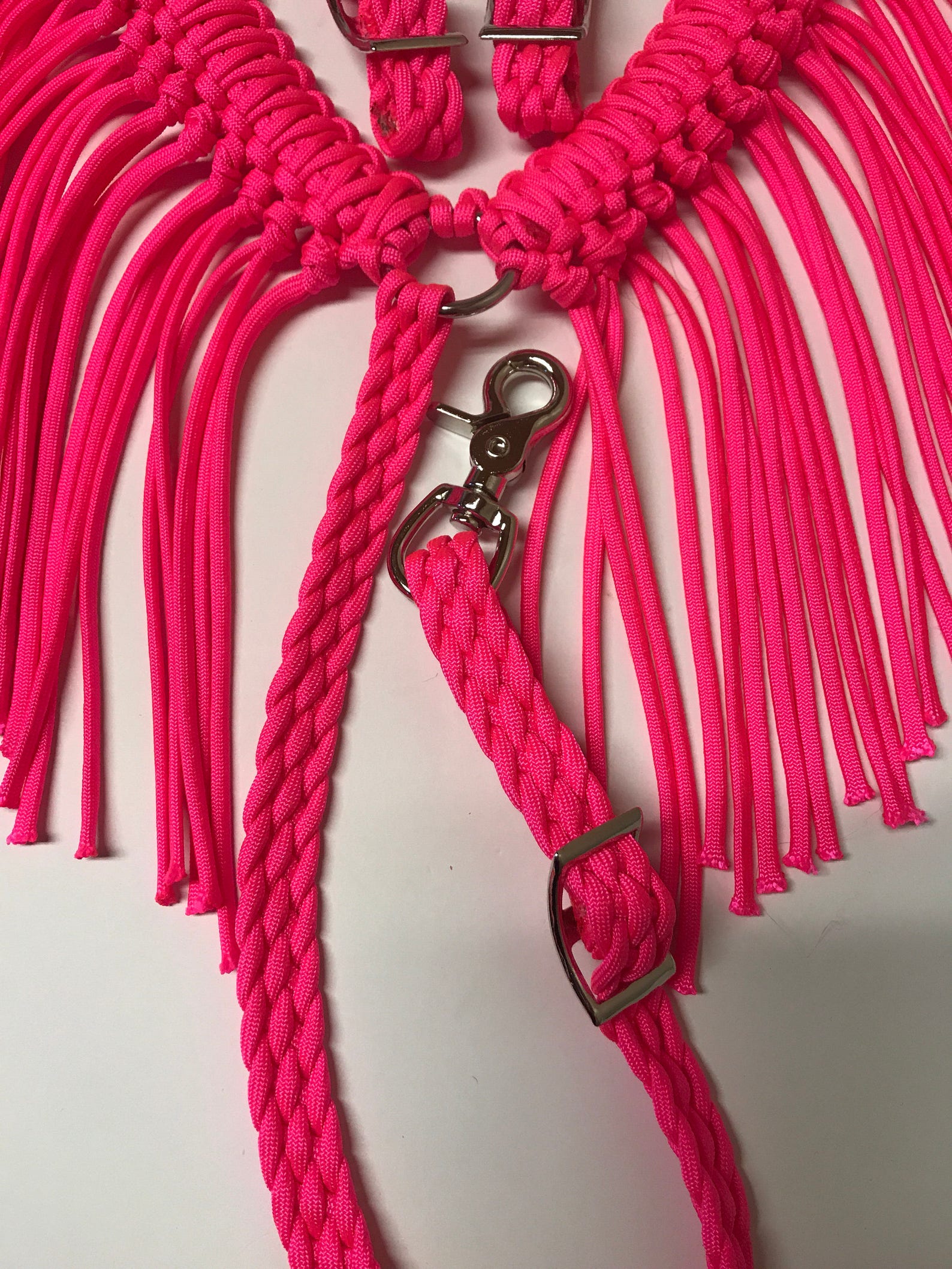 Fringe breast collar headstall horse tack set horse pink Etsy