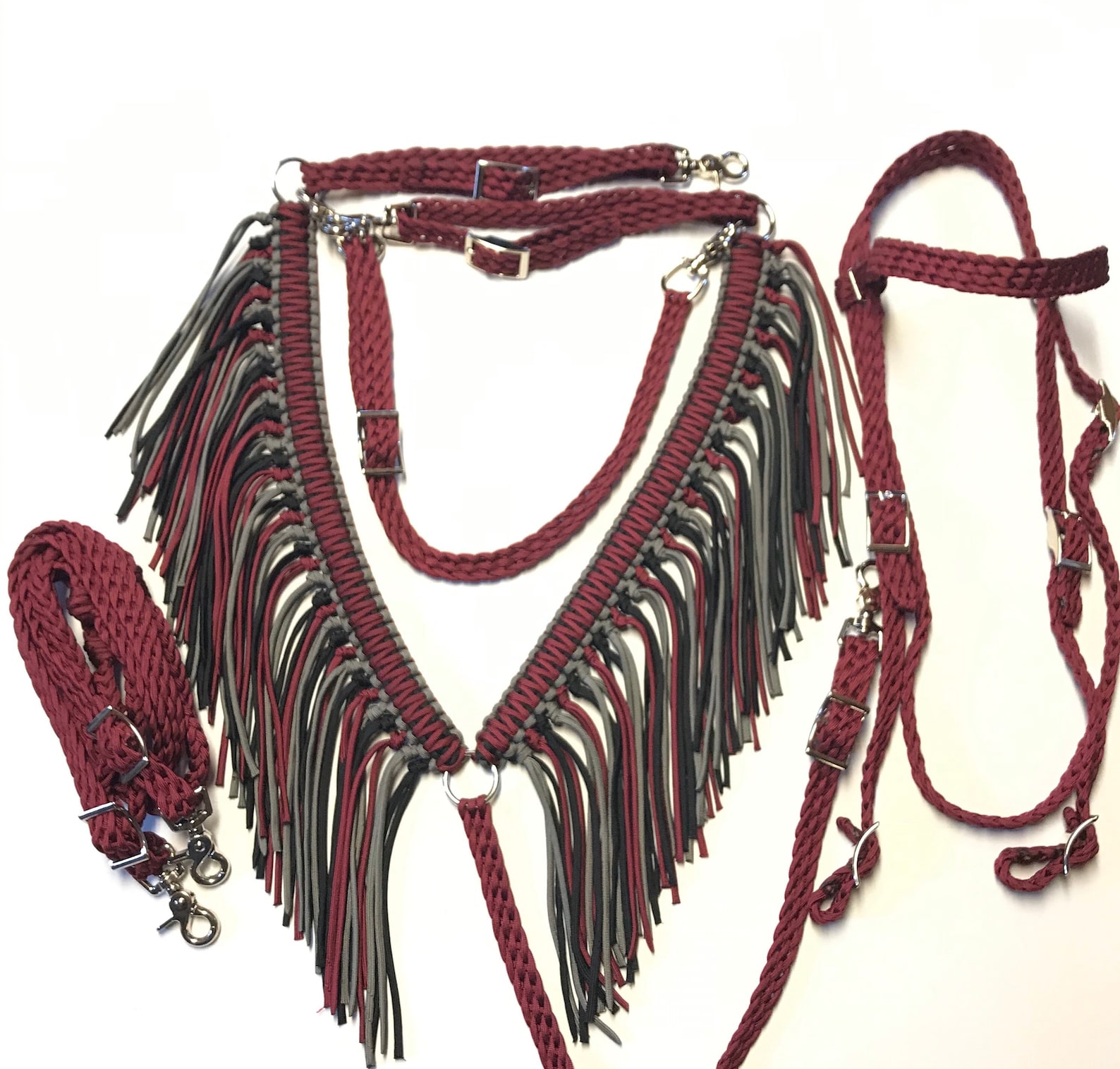 Horse Tack Set....small Pony Cob Horse or Horse Burgundy Etsy