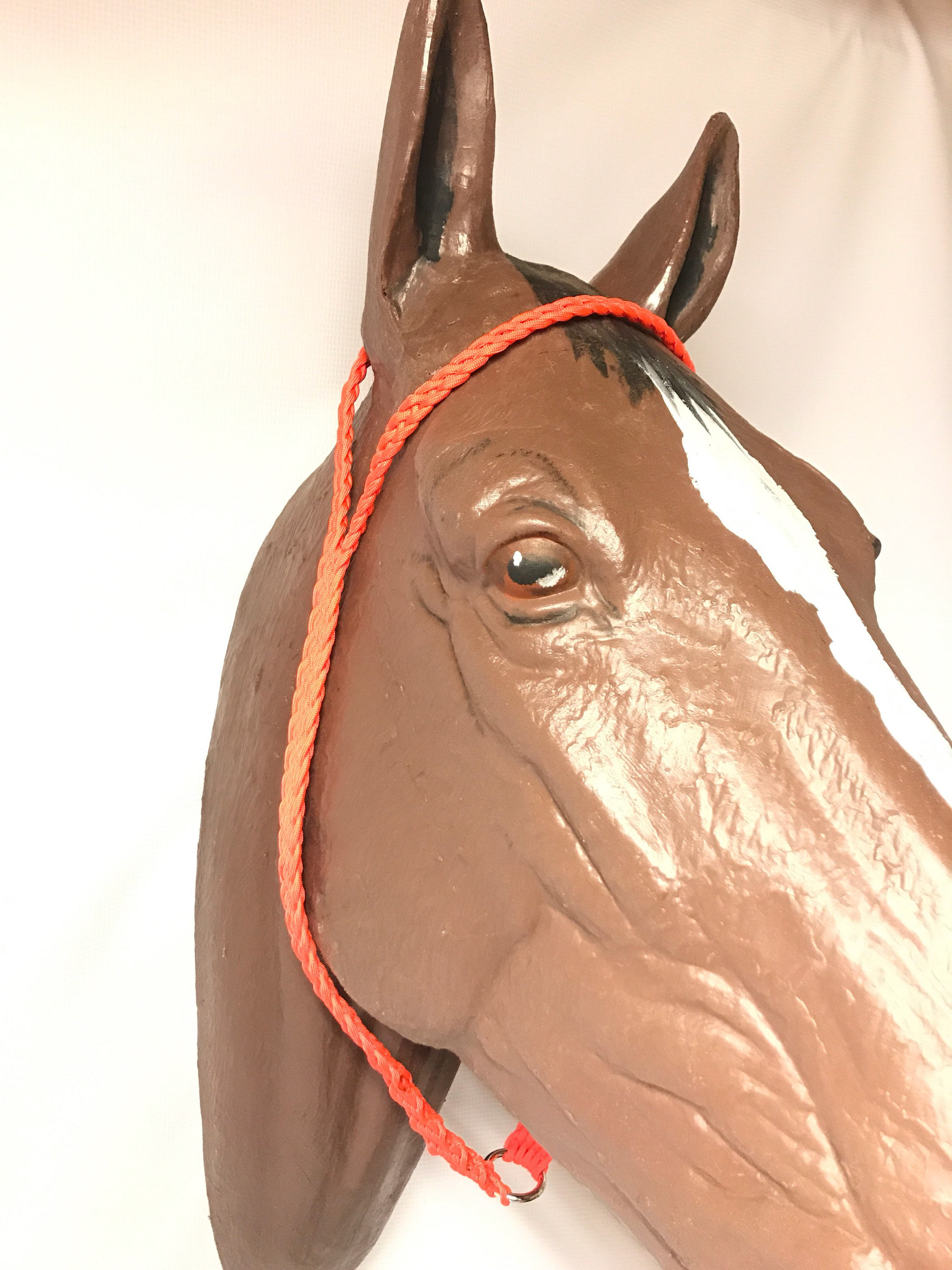 Orange War Bonnet Tie Down Custom Horse Tack Paracord Etsy