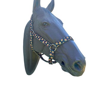 Halloween  print horse halter