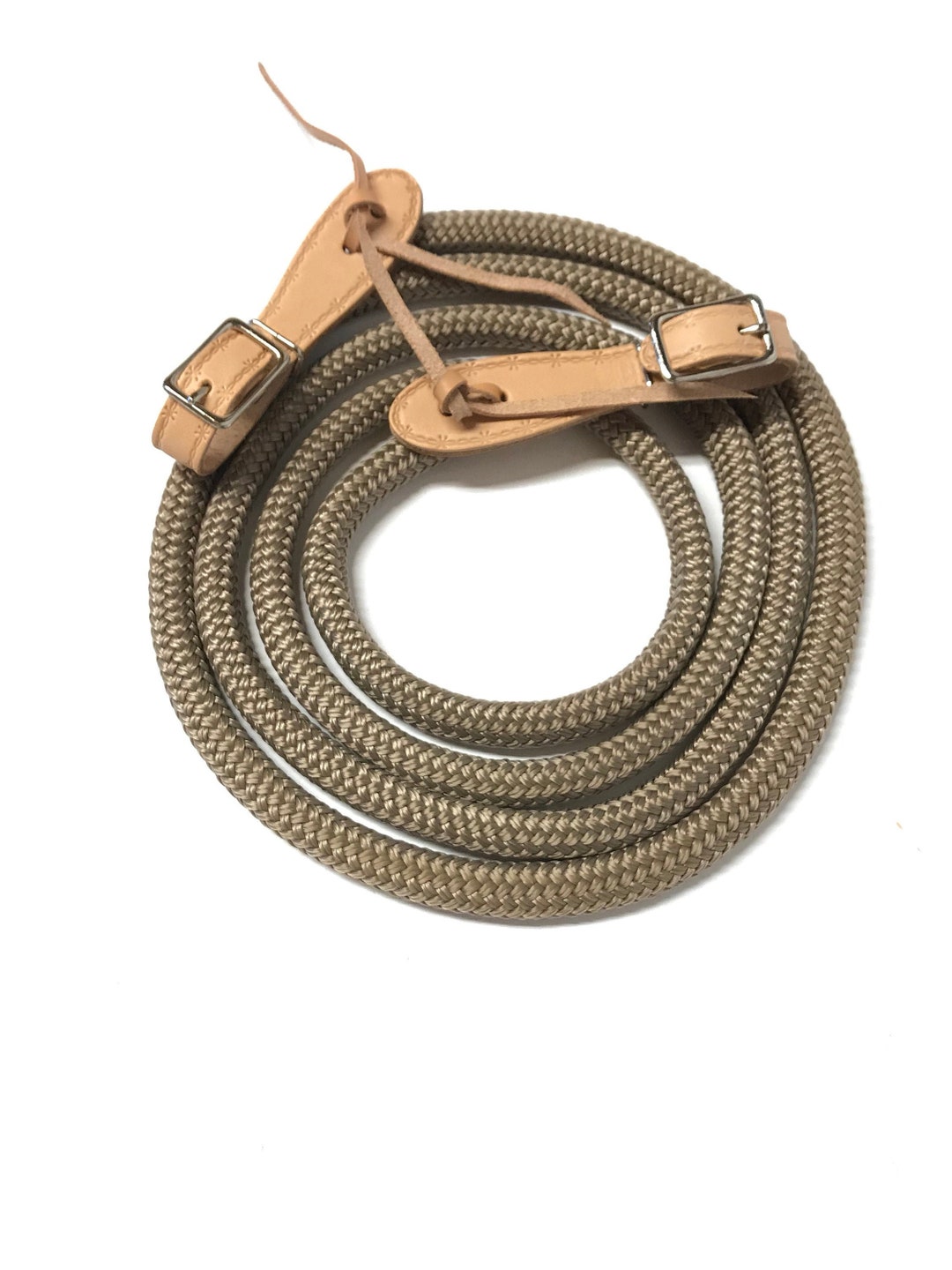 Yacht Rope Reins, Tan Reins, Horse Tack, Yacht Rope Reins, Loop Reins ...