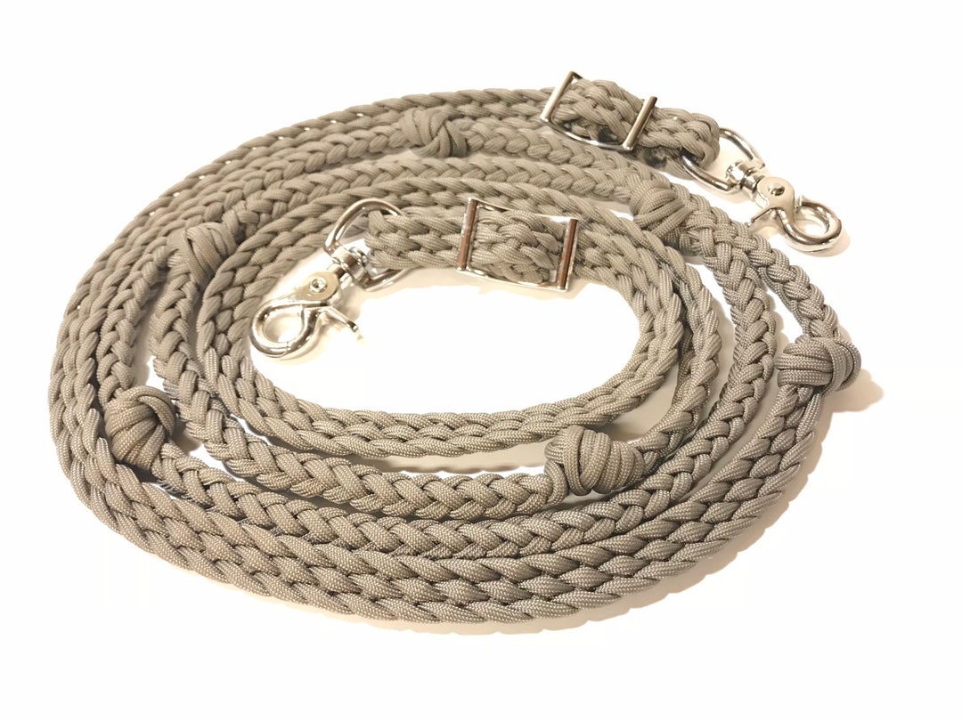 Barrel Reins, Barrel Reins With Grip Knots, Tan Reins , Horse Tack