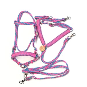 pony tack set, miniature horse tack, pony, pony tack, pony hackamore, pony bitless bridle