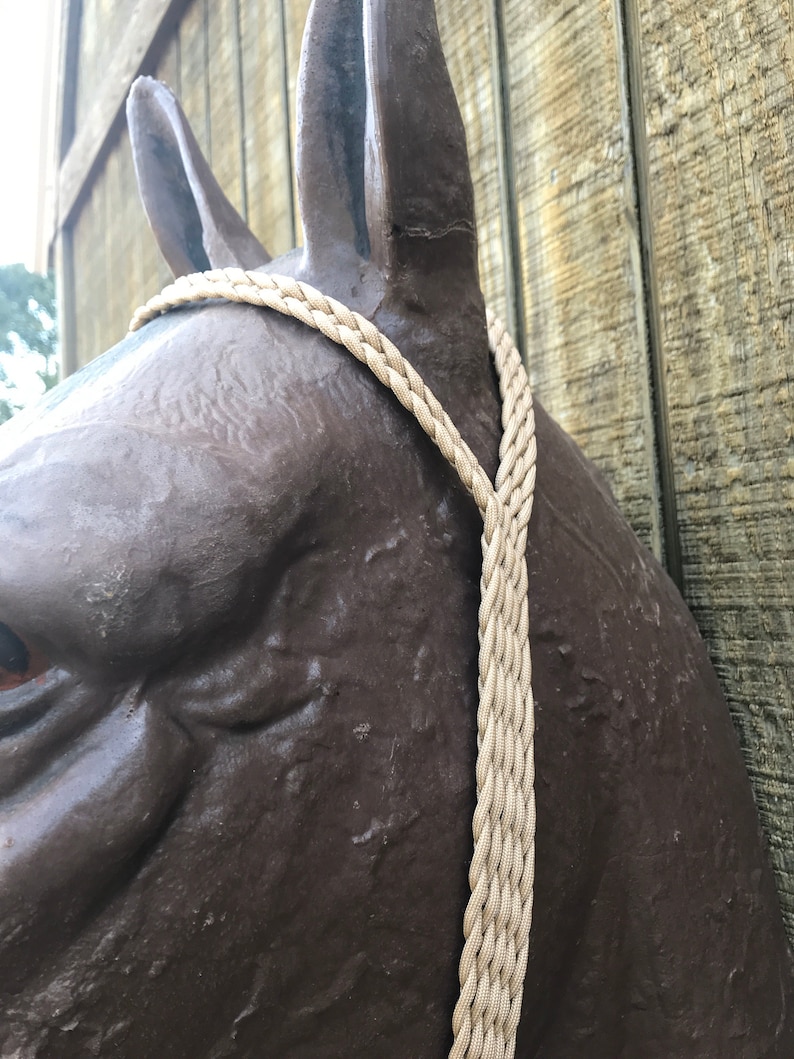 Tan War Tie Down Custom Horse Tack Paracord Etsy