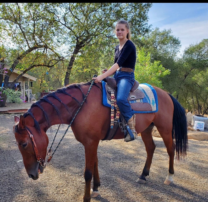 Cinch Strap Tribal Cinch Strap Colored Cinch Strap Horse Etsy