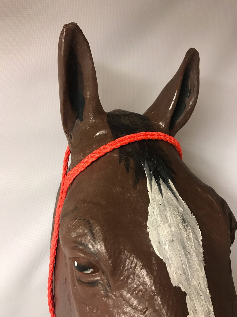 Orange War Tie Down Custom Horse Tack Paracord Etsy