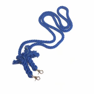 Blue  cotton rein, blue rein