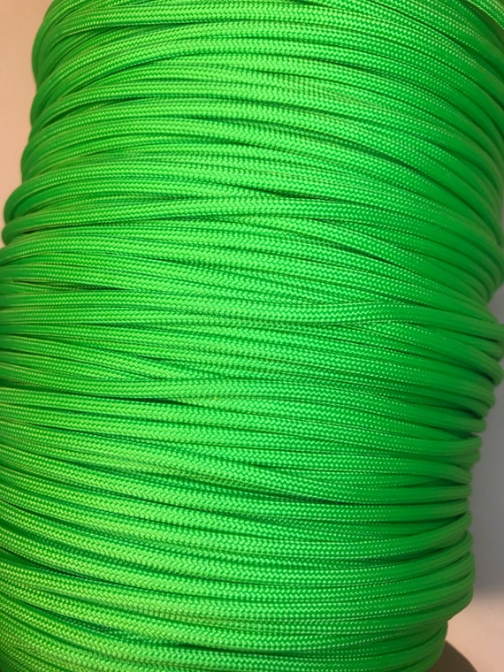 Neon Green Paracord, Paracord, 550 Paracord, Nylon Paracord, Commercial  Grade Paracord 