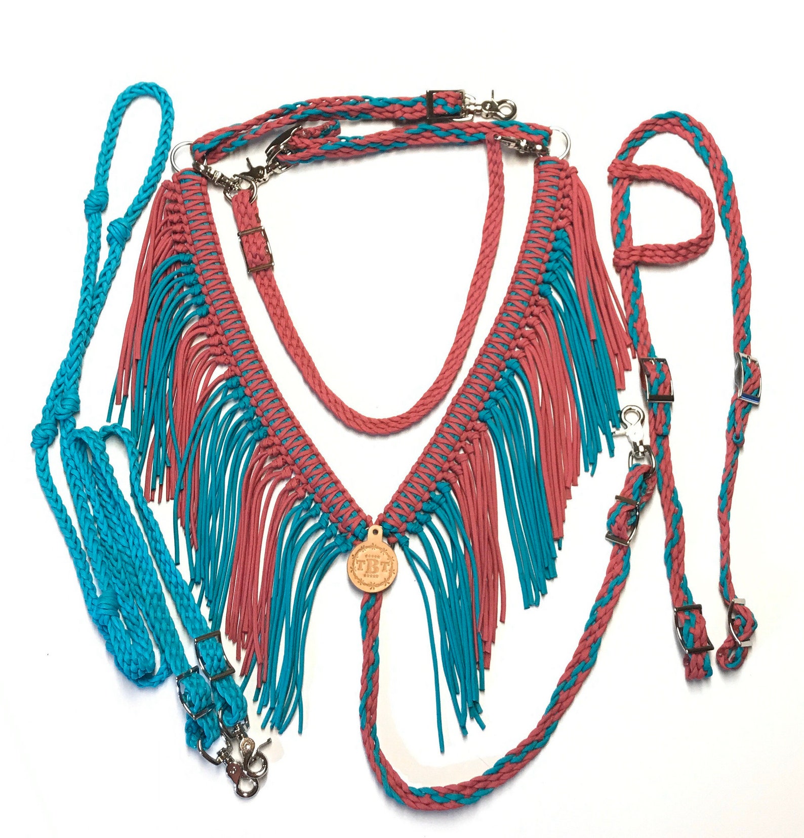 Paracord Fringe Tack Set Fringe Breast Collar Paracord Horse Etsy