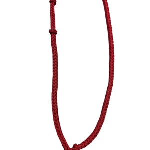 Calf roping horse neck rope imperial red