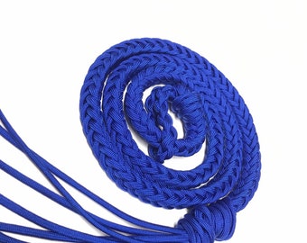 Cravache Barrel Racing Over And Under - Caribbean Blue - Tiffanys Braided Tack - Neuve