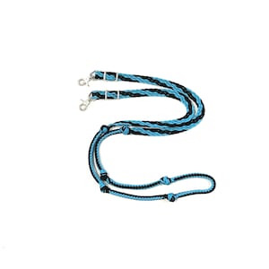 Barrel reins with grip knots