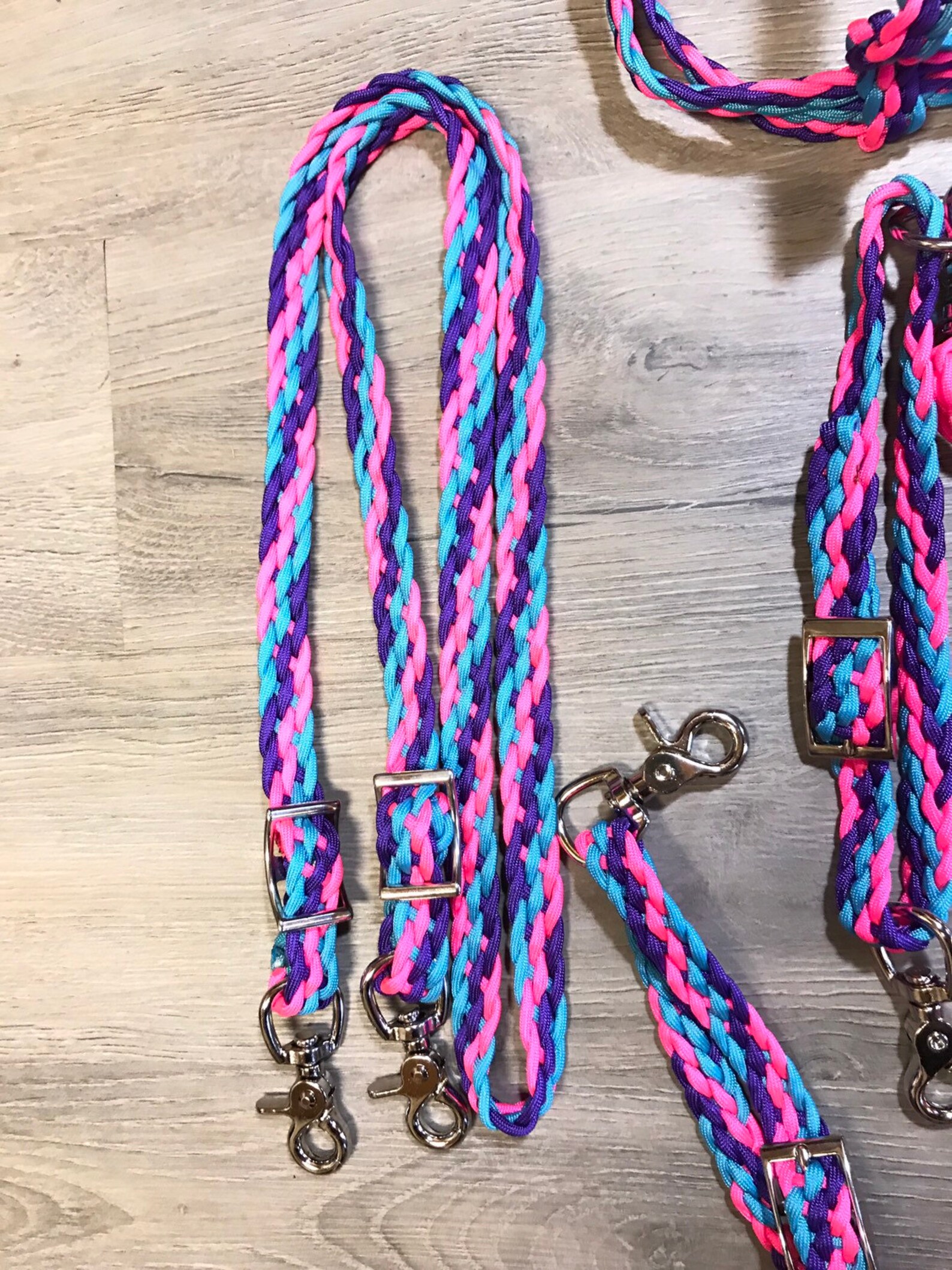 Pony Tack Set Fringe Breast Collar Reins and Pony Headstall | Etsy