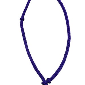 Calf roping horse neck rope purple