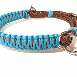 Side pull hackamore   bridle attachment with a &quot;whoa&quot; Turquoise, brown or black chinstrap,  mini to draft size