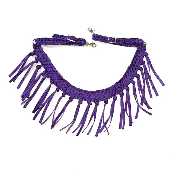 Horse Mule Tape Purple Breast Collar Etsy