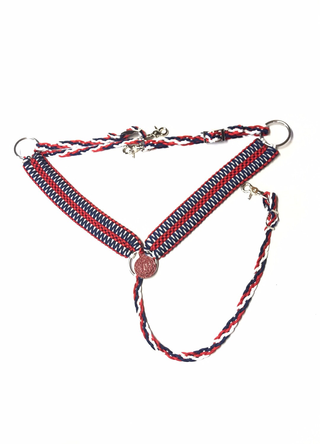 Wide Breast Collar, Breast Collar, Patriotic Breast Collar, Horse Tack