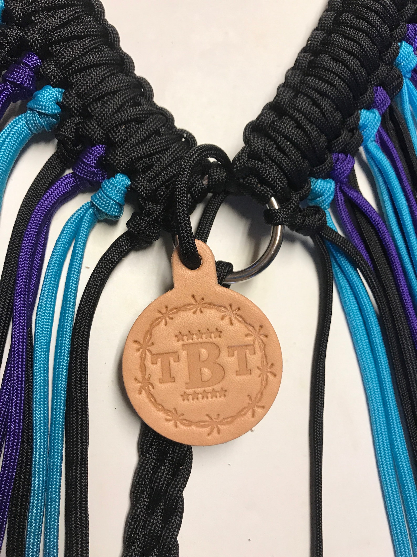 Fringe Breast Collar Custom Horse Tack Black Breast Collar Etsy