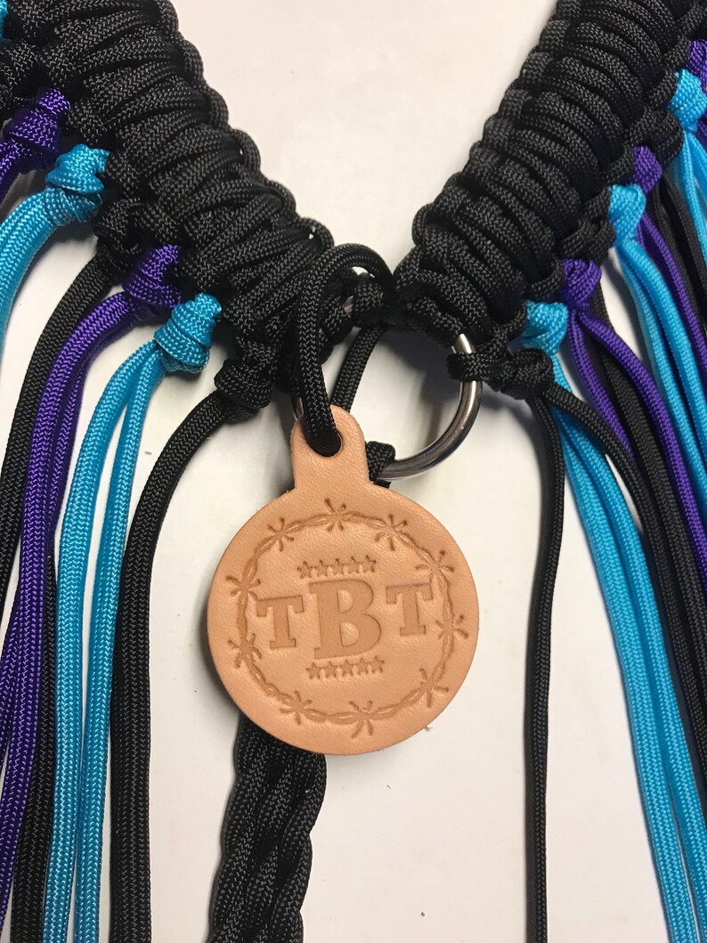 Fringe Breast Collar Custom Horse Tack Black Breast Collar Etsy