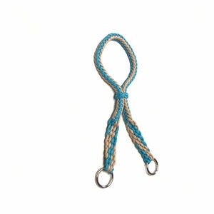 Indian War bridle turquoise and tan