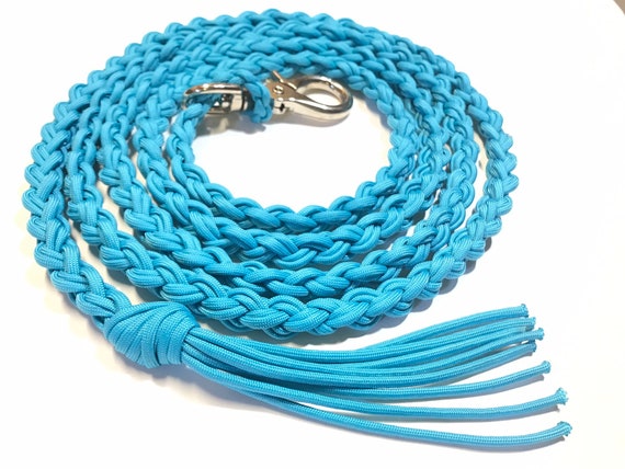 Braided Lead Rope, Paracord Lead Rope, Braided Lead Rope, 8' Custom Colors  -  Canada