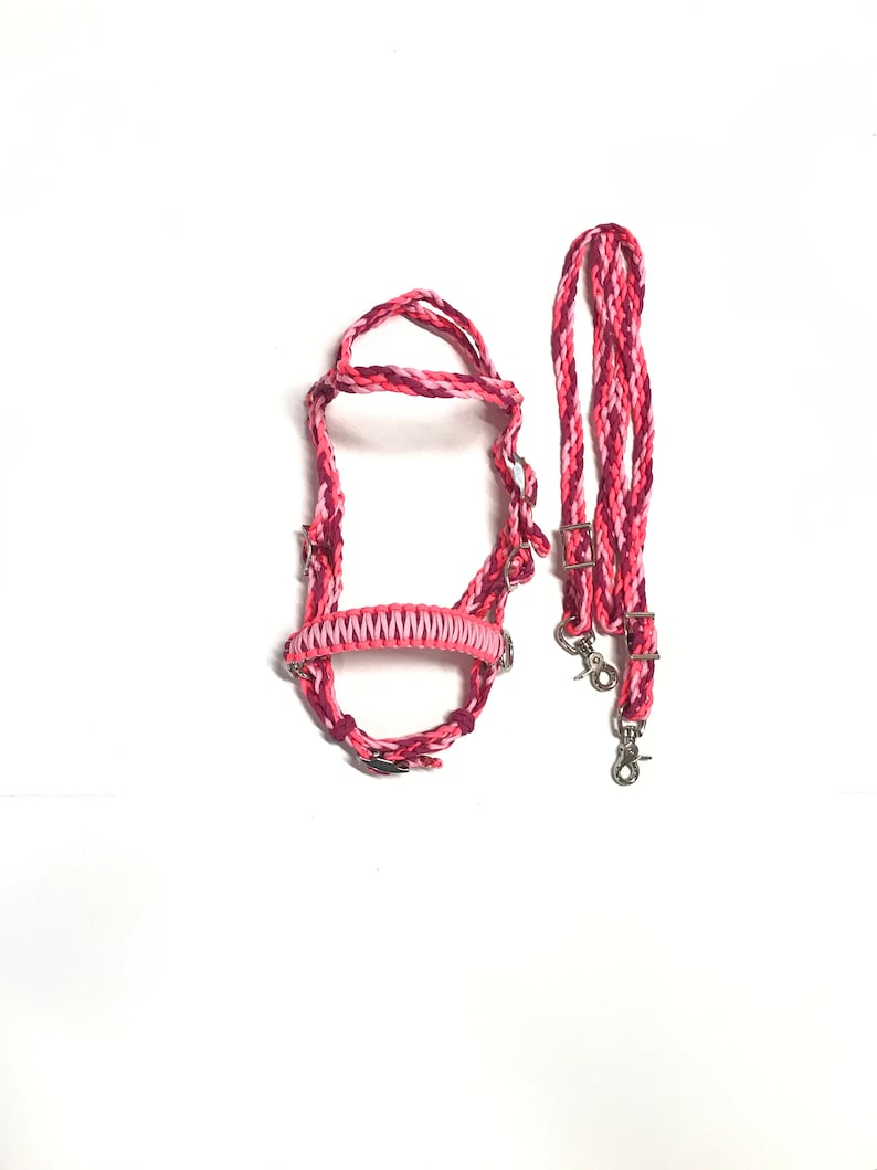 Pony Bitless Bridle Pink Pony Bridle Pony Bitless Bridle Etsy