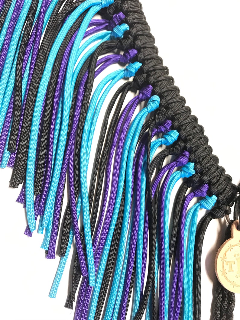 Fringe Breast Collar Custom Horse Tack Black Breast Collar Etsy