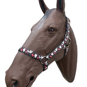 Vegas gambler  print horse halter