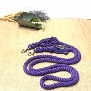 cotton rein, purple horse tack, purple cotton rein, cotton rein, twisted cotton, reins, rope, rope reins