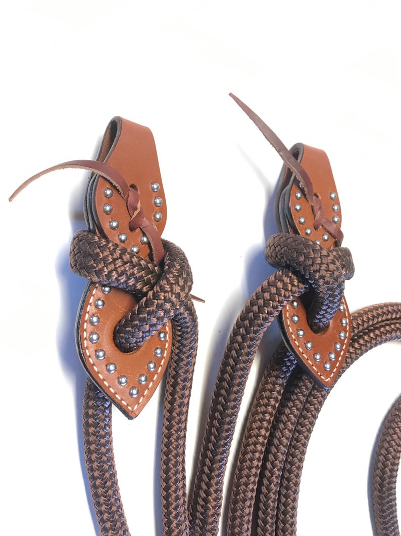 Mecate Rein Yacht Rope Reins 5/8 22' Long Brown - Etsy