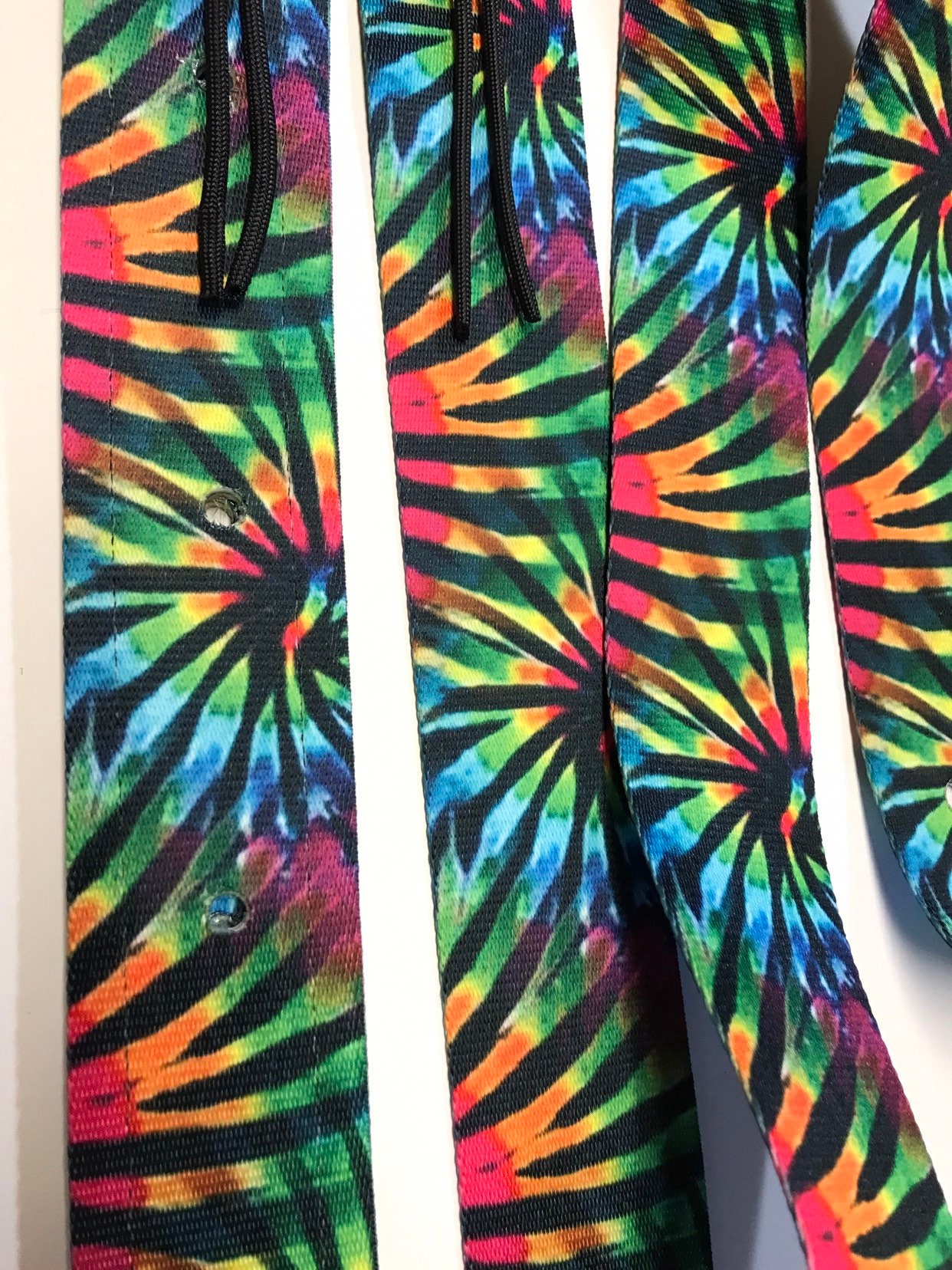 Sangle Western Latigo 2 - Motif Zèbre Tie-dye - Pour Cheval