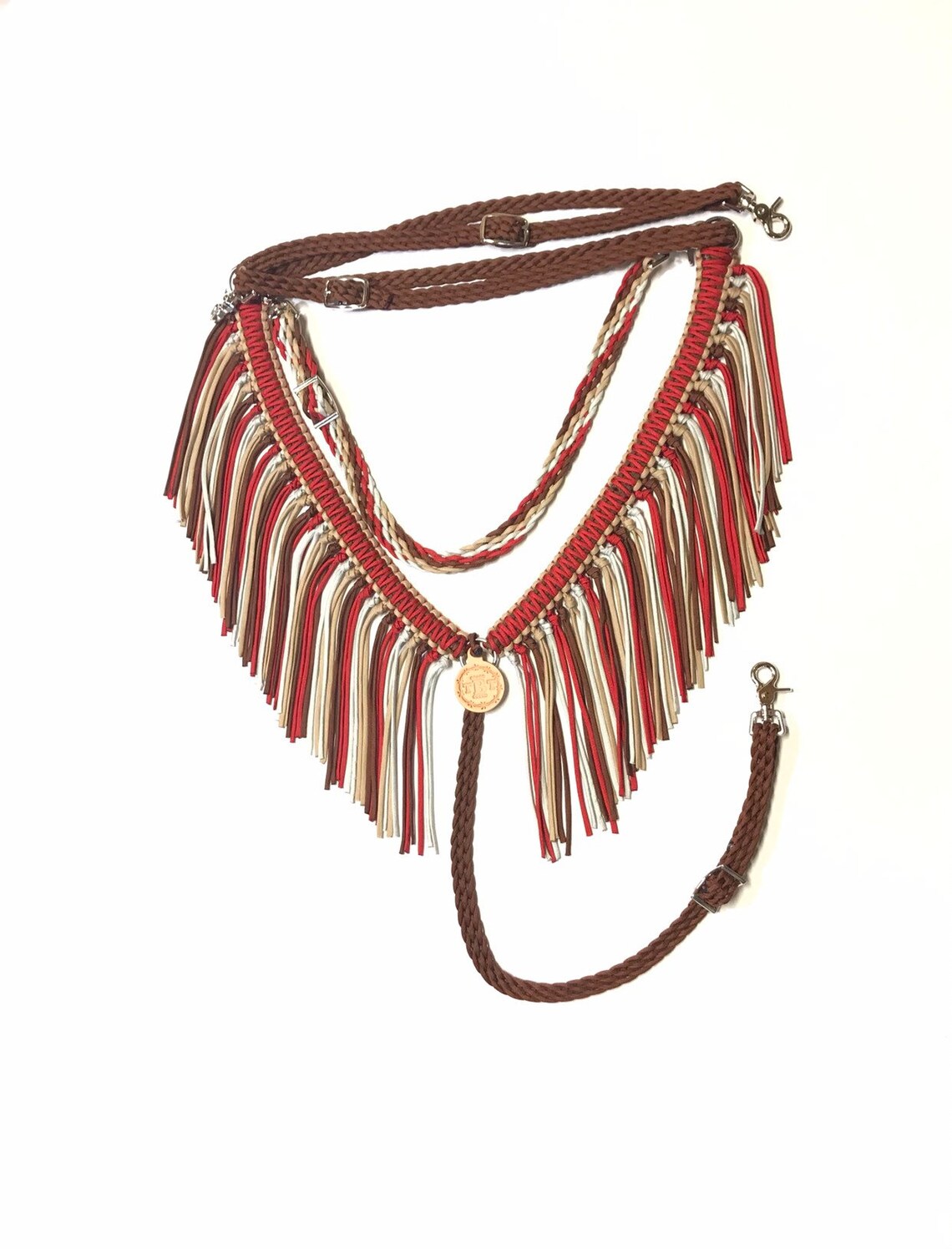 Fringe Breast Collar Paracord Horse Tack Etsy