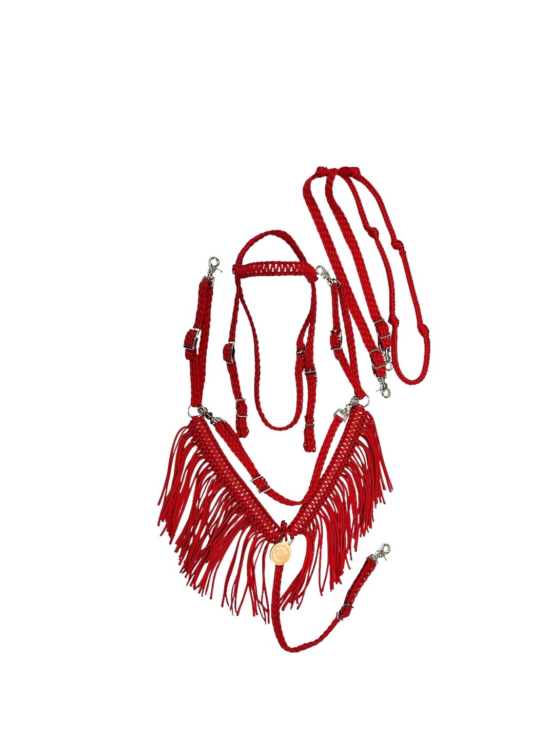 Fringe Breast Collar, Paracord Horse Tack, Red Horse Tack Etsy