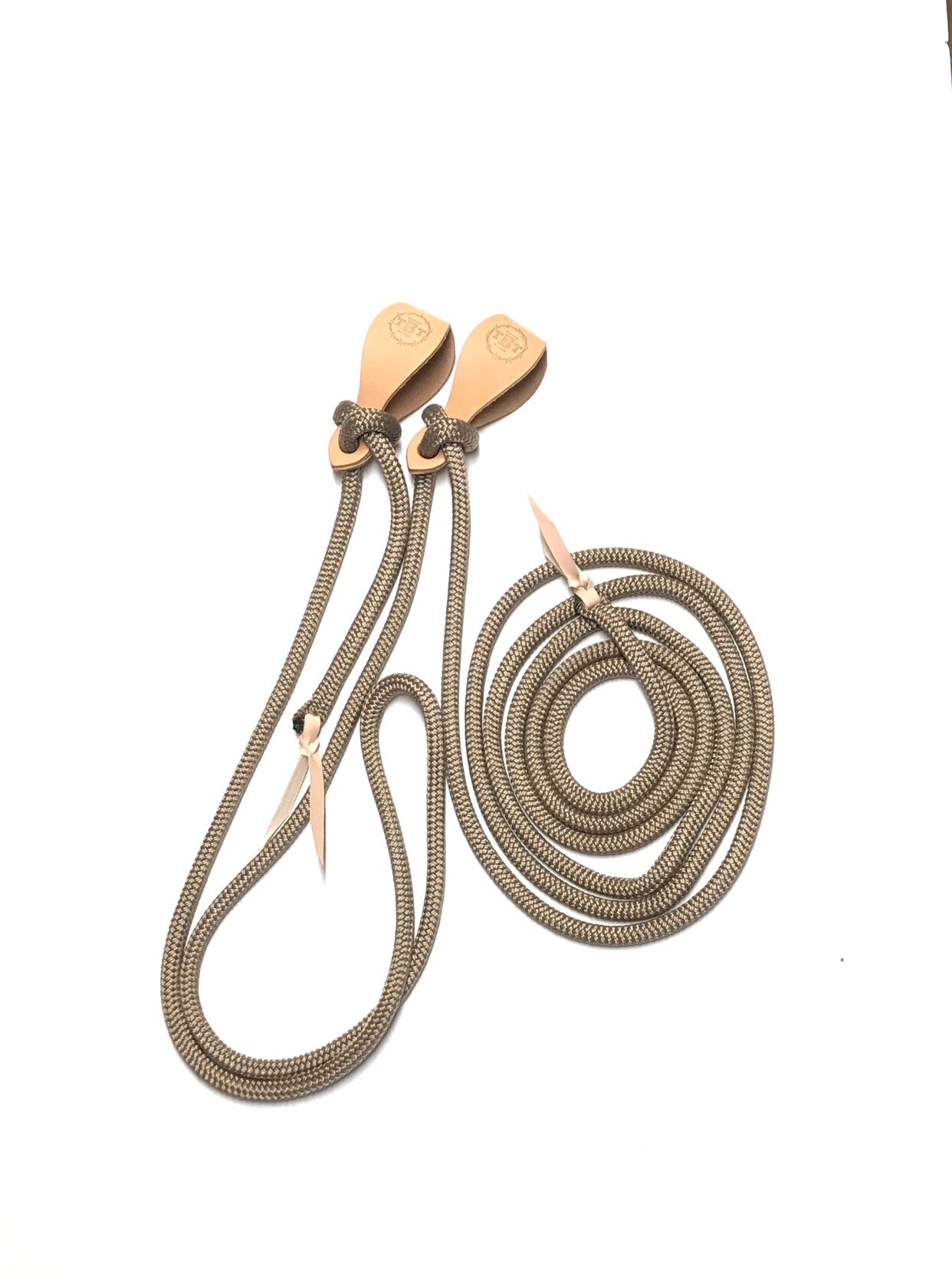 Yacht Rope Mecate Rein, Tan Rein, Slobber Straps, Clinician Rein You Choose Slobber  Strap Color -  New Zealand