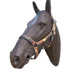 Halloween  print horse halter
