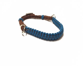 bitless bridle Side pull hackamore   bridle attachment with a "whoa" Carribean Blue small pony  to draft size