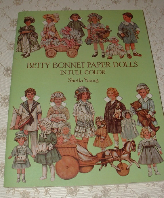 betty bonnet paper dolls
