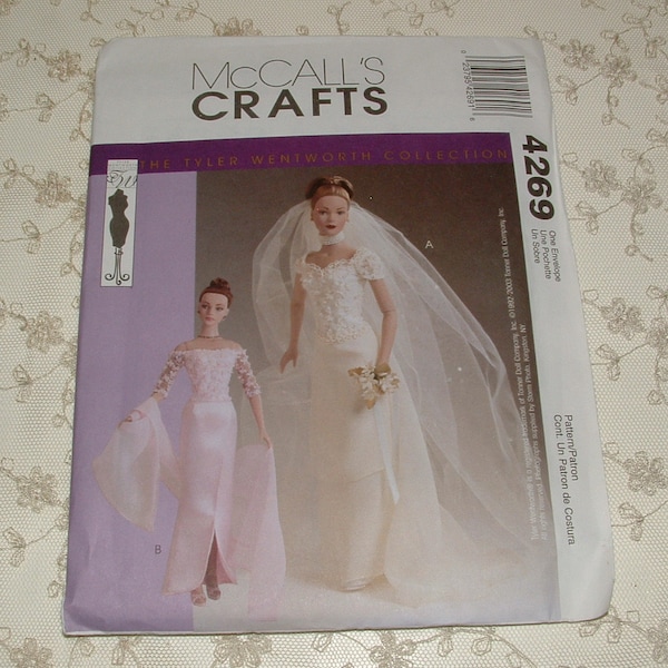 McCalls Pattern 4269 Tyler Wentworth Collection Bride Doll Clothes