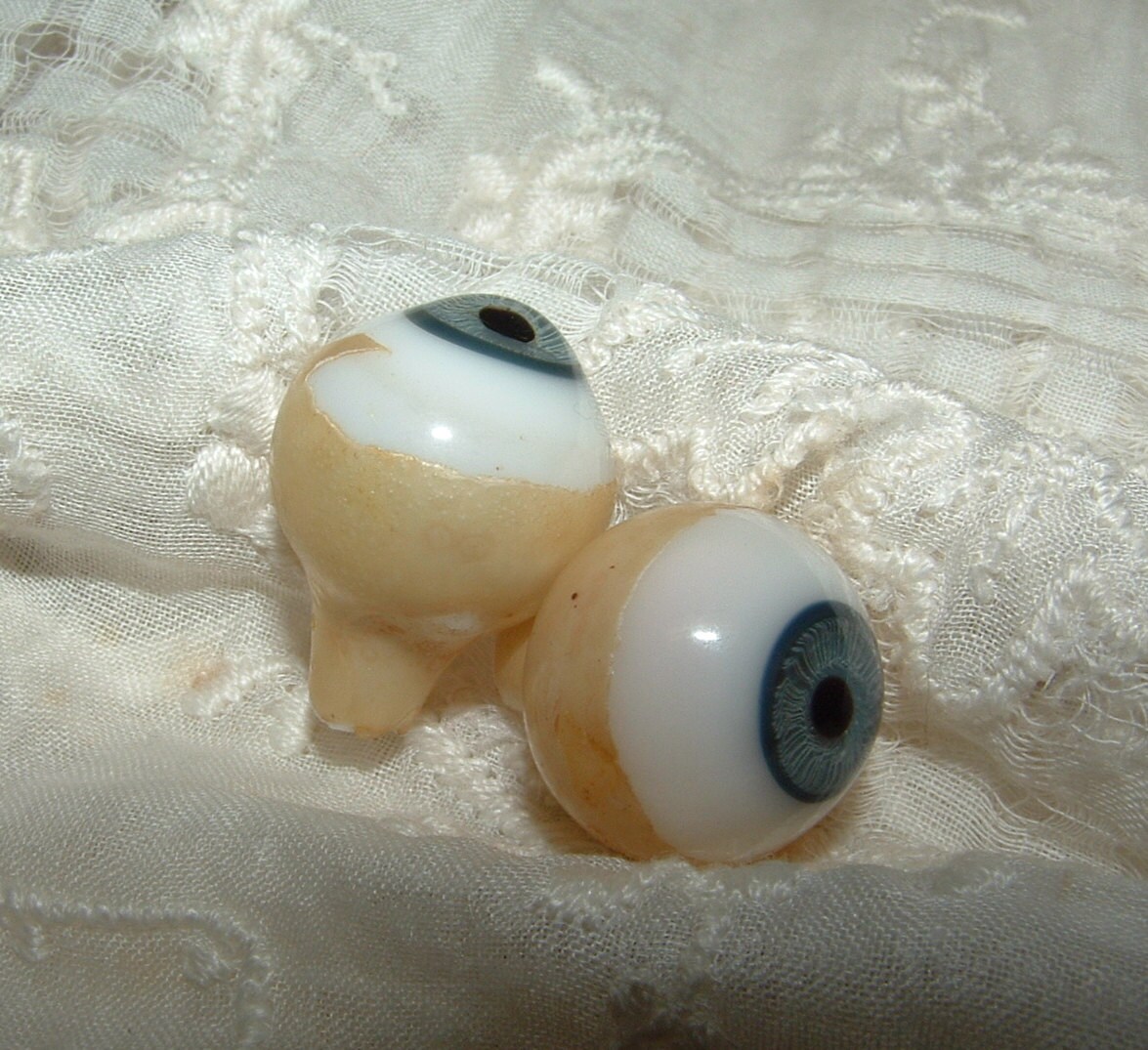 GERMAN Pre WW1 Antique Glass Doll Eyes BLUE Size 16mm Etsy