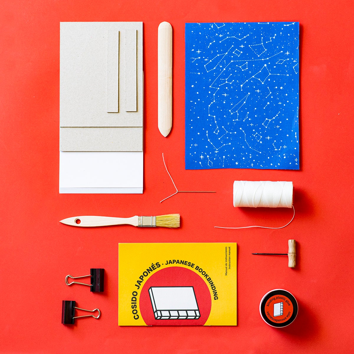 Kit de reliure Kit complet de reliure de journal à couverture rigide avec  outils, fournitures et livre d'instructions. -  France