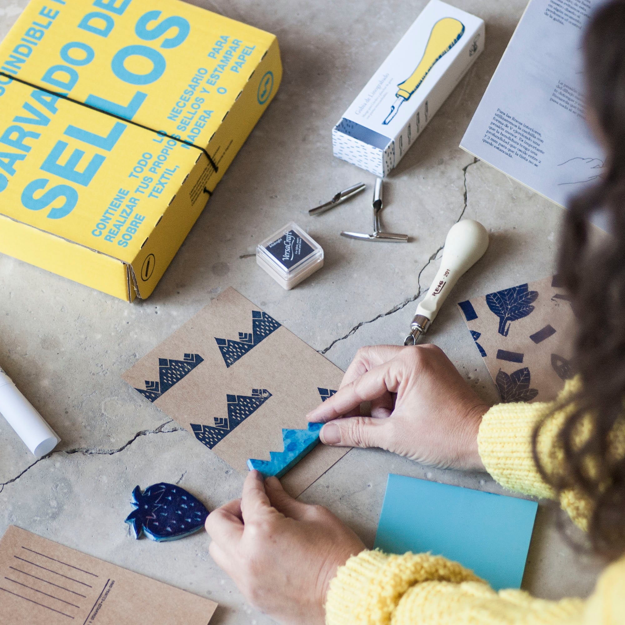 Stamp Carving Kit. Carve Your Own Stamps Etsy Israel