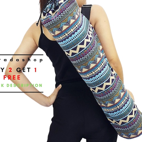 Handmade Yoga Mat Bag Yoga Bag Sports Bags Tote Yoga Sling Bag Etsy