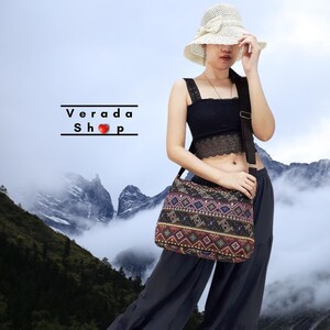 Woven Bag Cotton Purse Tote Women bag,Hippie bag,Hobo bag,Boho bag,Shoulder bag,Handbags,Crossbody Bag,Sling Bag Messenger Bag - SBS1