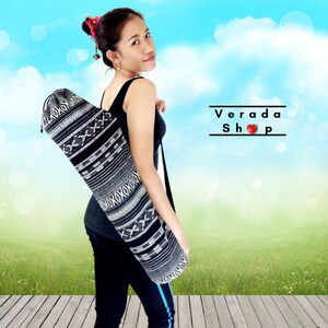 Handmade Yoga Mat Bag,Yoga Bag,Sports Bags,Tote Yoga Sling bag,Pilates Bag,Pilates Mat Bag,Woven Yoga Bag,Women bag,Woven Cotton bag (WF48)
