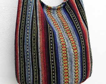 Woven Cotton Bag Hippie Bag Hobo Boho Bag Shoulder Bag Sling - Etsy